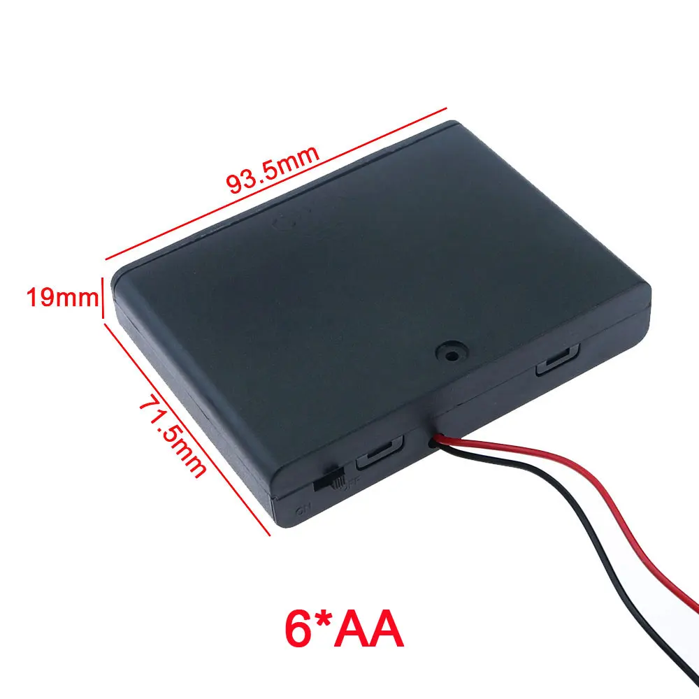 Black AA Battery Storage Case with 8 Slots 10 Black AA Battery Storage Case with 8 Slots - Image 10