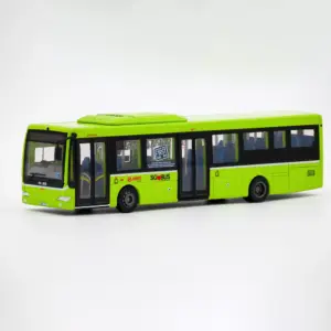 Vibrant Lime Green Singapore OC500LE Bus Model