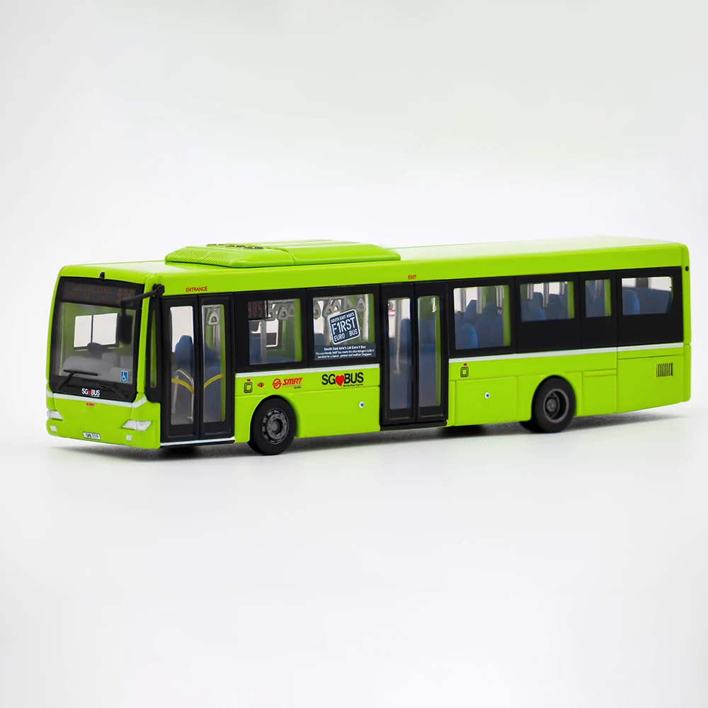 Vibrant Lime Green Singapore OC500LE Bus Model 1 Vibrant Lime Green Singapore OC500LE Bus Model
