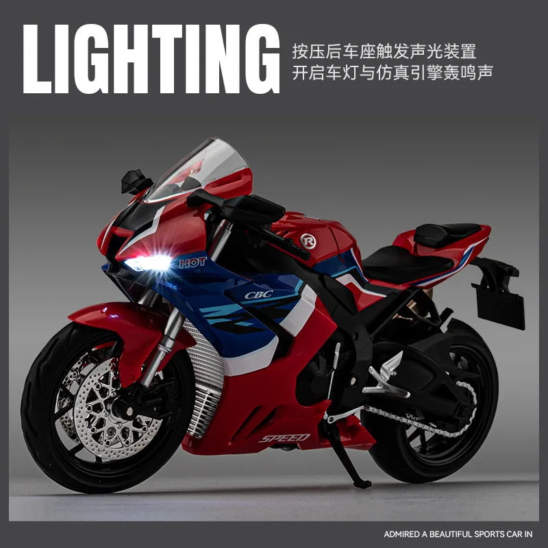 Honda CBR1000 SPEED 1:12 Diecast Motorcycle 3 Honda CBR1000 SPEED 1:12 Diecast Motorcycle - Image 3