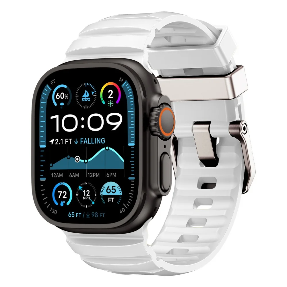 Vibrant Fluorescence Silicone Strap for Apple Watch 9 Vibrant Fluorescence Silicone Strap for Apple Watch - Image 9