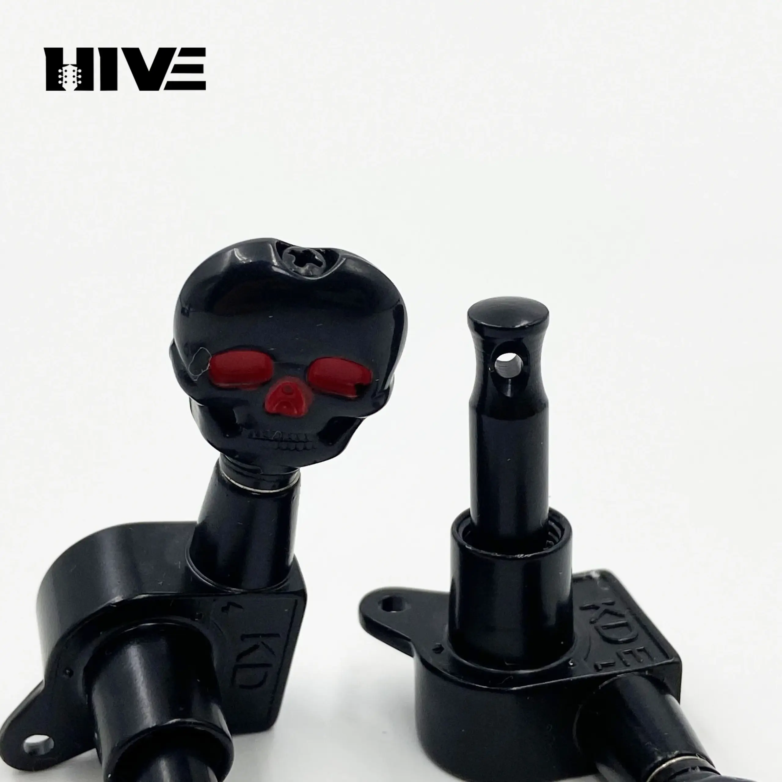 Skull Guitar Tuning Pegs Set for Accurate Tuning 2 Skull Guitar Tuning Pegs Set for Accurate Tuning - Image 2