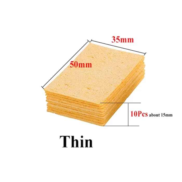 Yellow Soldering Tip Cleaning Sponges Set (10 Pieces) 6 Yellow Soldering Tip Cleaning Sponges Set (10 Pieces) - Image 6