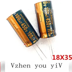 100µF 450V Electrolytic Capacitors, Set of 50/100