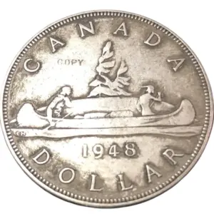 Vintage 1948 Canada George VI Replica Coin