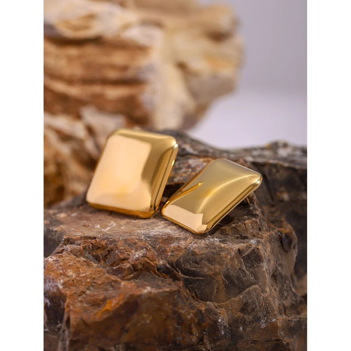 Stainless Steel Geometric Earrings for Women 4 Stainless Steel Geometric Earrings for Women - Image 4