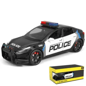 Police Tesla Model S Diecast Collection Piece 16 S57238efc068a499fb0d09c77caf8f1e9A
