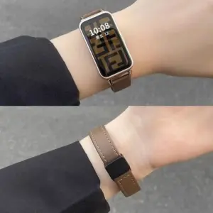 Magnetic Leather Strap for Huawei Band 8/9/10 11 S5723d3bb84b04c1e883f4cc24350afd7k