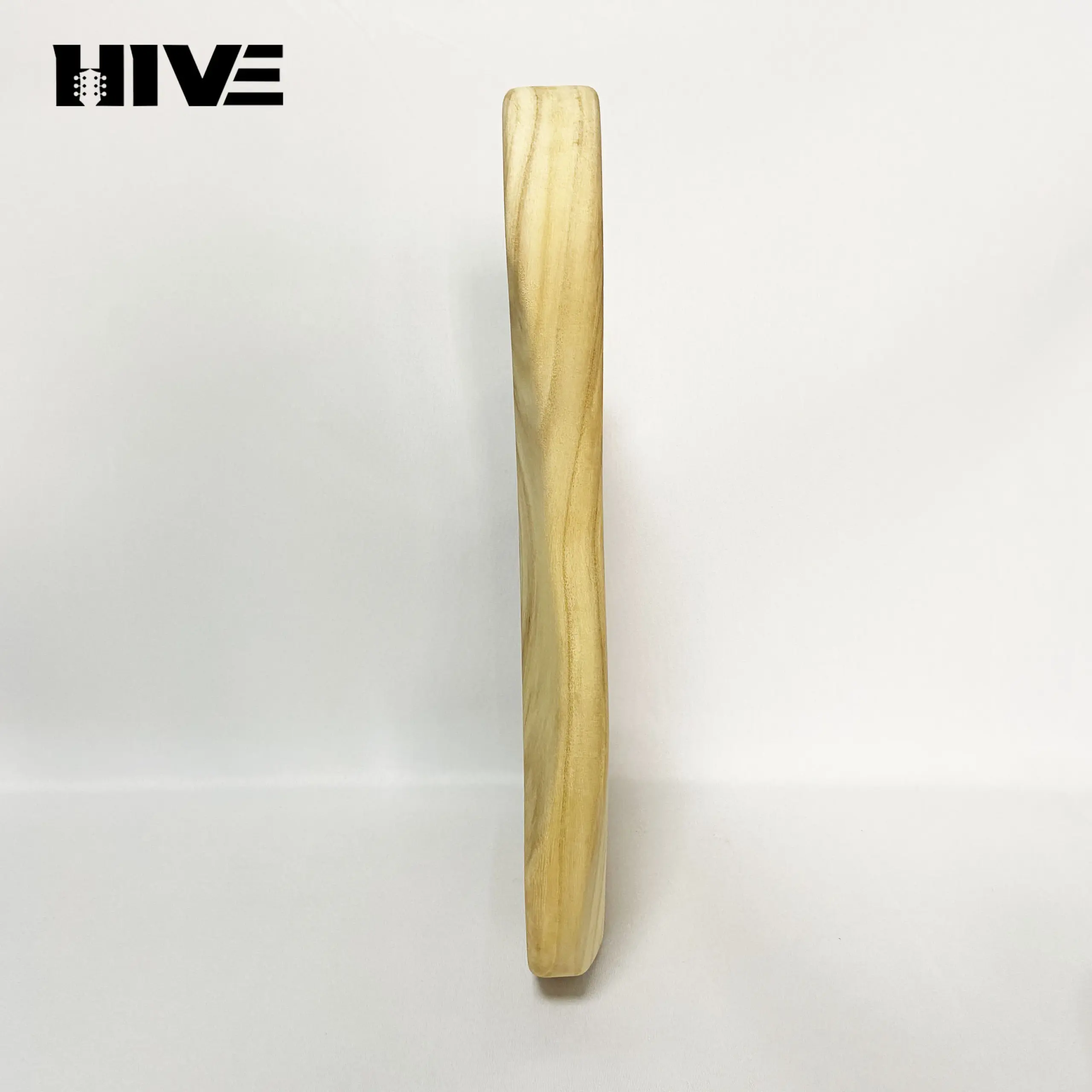 Natural Paulownia Electric Guitar Body 47x34x5.5cm 2 Natural Paulownia Electric Guitar Body 47x34x5.5cm - Image 2