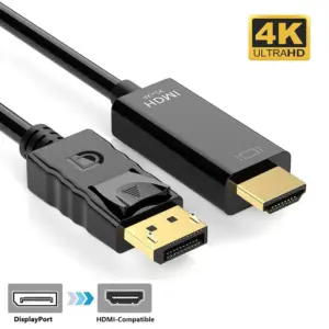 DP to HDMI Adapter 4K@30Hz, 1.8m, Black 9 S57538725fdc74735b22542f698c49ea0o