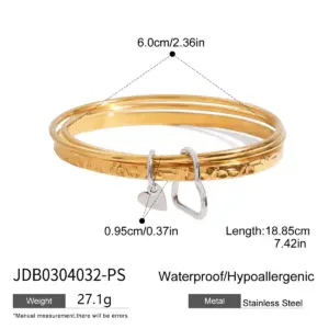 Stainless Steel Wave Bangle Bracelet for Women 17 S5761d0a62d6843f38719b247aa6e70b35