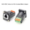 RJ12 6P6C Panel Mount Adapter for Telecom