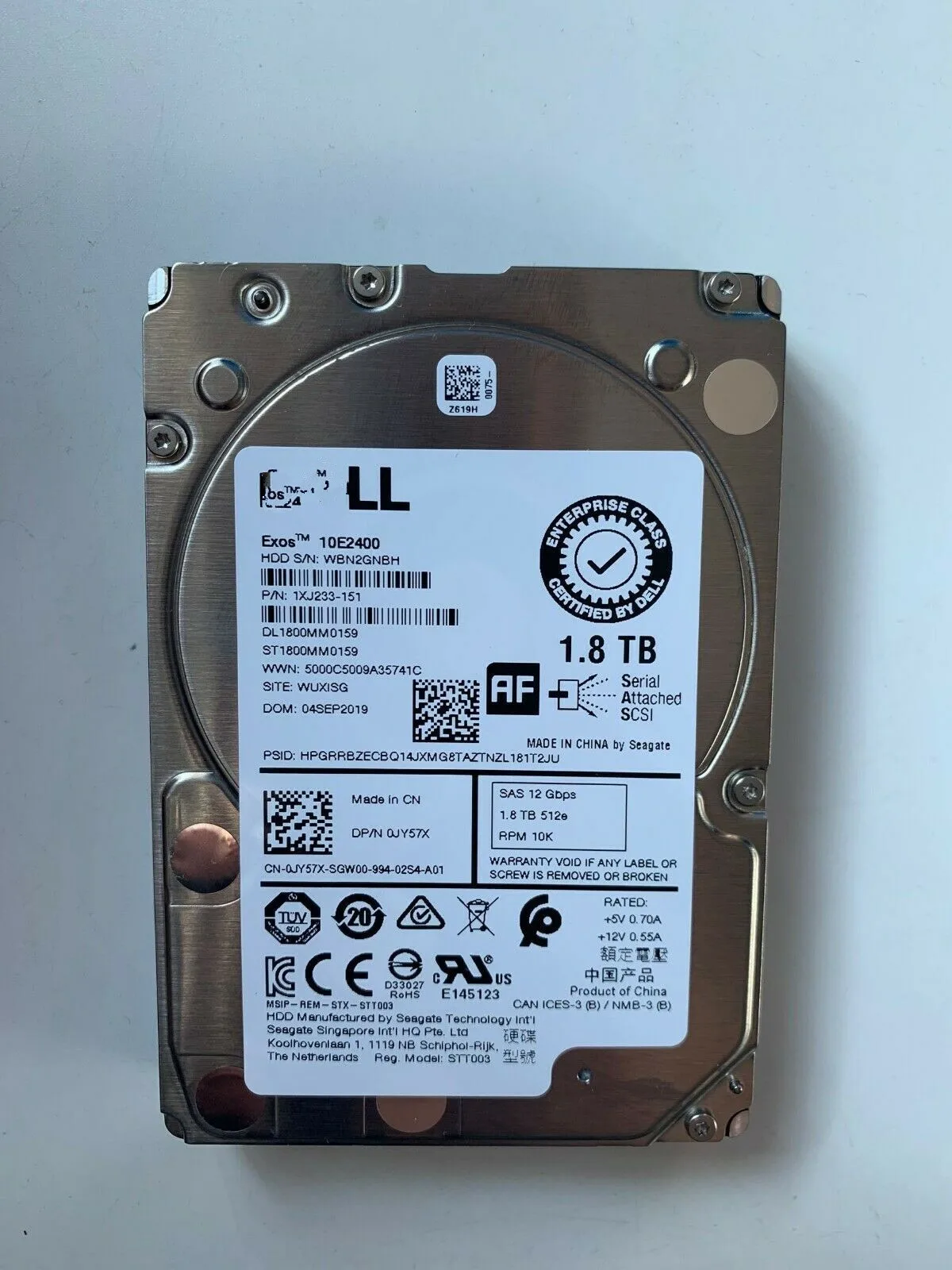 Seagate 1.8TB SAS Hard Drive ST1800MM0159 2 Seagate 1.8TB SAS Hard Drive ST1800MM0159 - Image 2