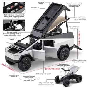 Futuristic 1:24 Diecast Pickup Truck 11 S5781c84ba43042c6a08fa7132c8e5f18L