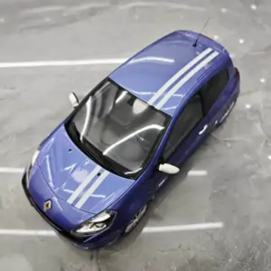 Vivid Blue Renault Clio 3 RS 1/18 Scale Model 11 S579faf421350483cb129889d1708f946Y