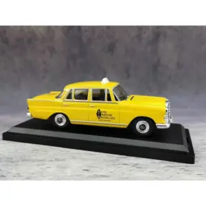 Vintage Yellow Diecast Taxi Model 1:43 Scale 8 S57a2929332b3466bb3f7bb6198b4cb9as
