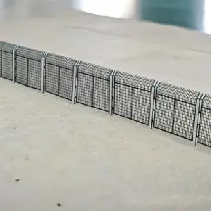 N Scale Metal Protective Fence for Models 11 S57c9ad5214eb4a1b8af4672a0d9c69f3f