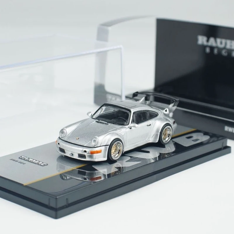 Silver Porsche 911 Model for Collectors 3 Silver Porsche 911 Model for Collectors - Image 3