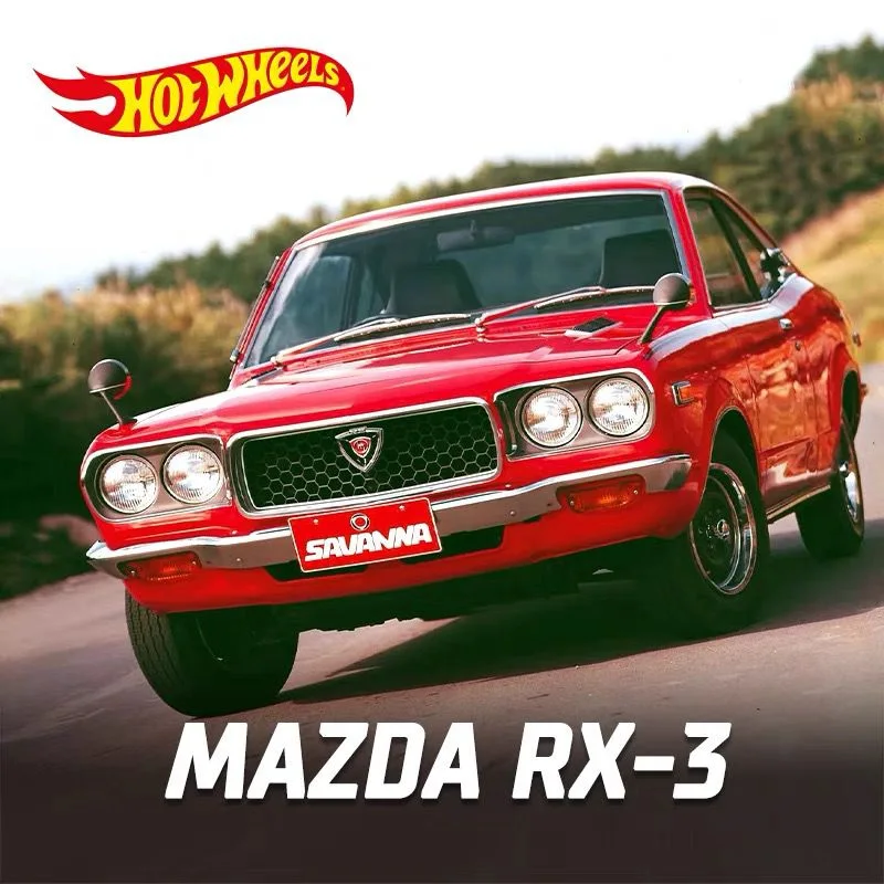 HotWheels Mazda RX-3 Alloy Model Car 1:64 Scale 2 HotWheels Mazda RX-3 Alloy Model Car 1:64 Scale - Image 2