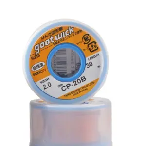 GootWick Desoldering Braid 1.5–3.5mm, 15–30m 12 S57d46f7d9e2543b3969243814b1e66e7B