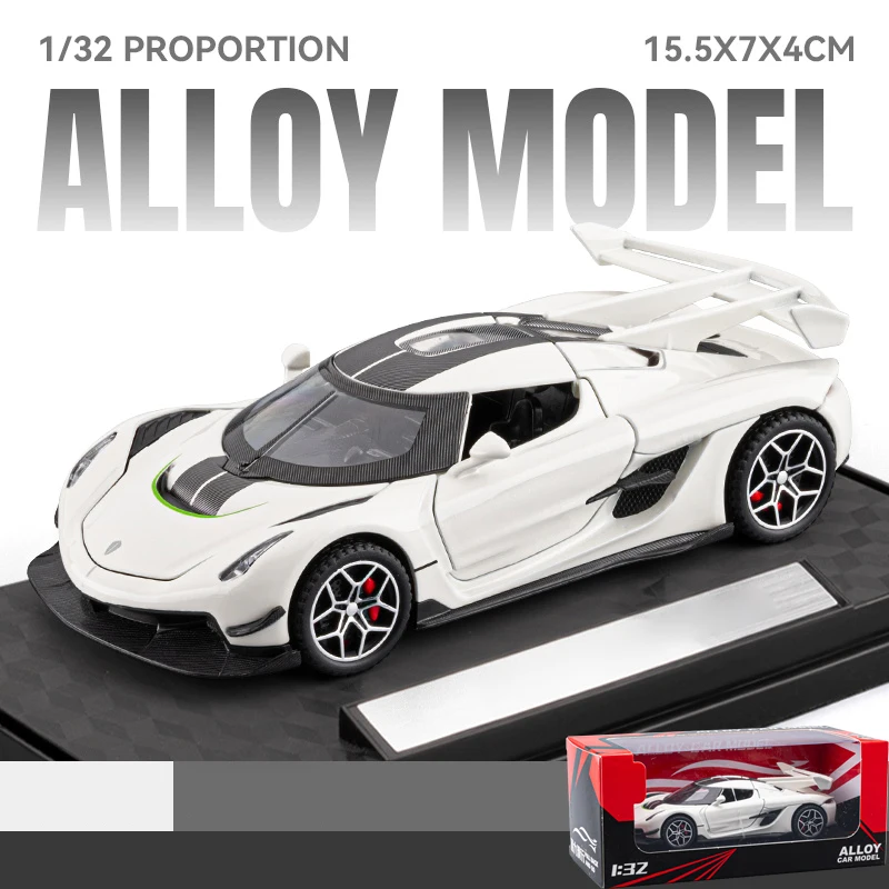 1:32 Jesko Super Sports Car Diecast Model 10 1:32 Jesko Super Sports Car Diecast Model - Image 10