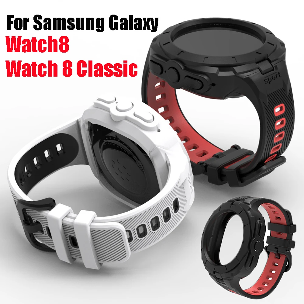 Galaxy Watch 8 2-in-1 Silicone Case & Strap 1 Galaxy Watch 8 2-in-1 Silicone Case & Strap