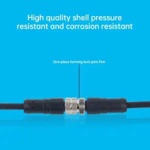 Waterproof M12 Aviation Connector, 4/5/8/12-Pin 7 S580185dec8b843f58332d10972db5c4a0