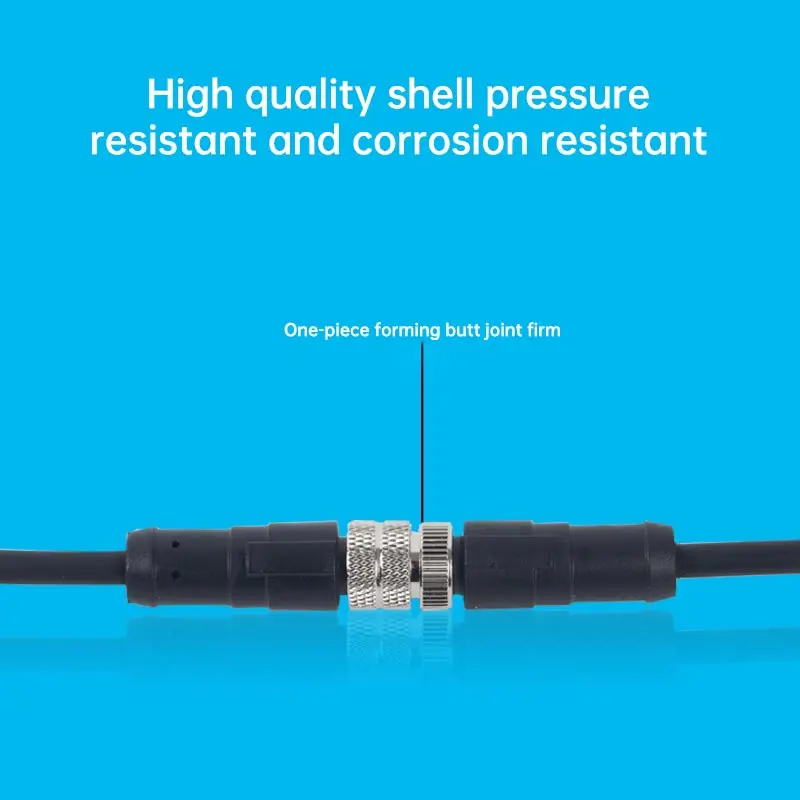 Waterproof M12 Aviation Connector, 4/5/8/12-Pin 2 Waterproof M12 Aviation Connector, 4/5/8/12-Pin - Image 2