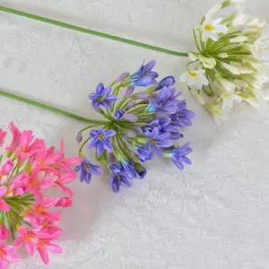 Luxury Artificial African Agapanthus Branch in Vivid Colors 13 S58176b7c924b471db378431c381174581