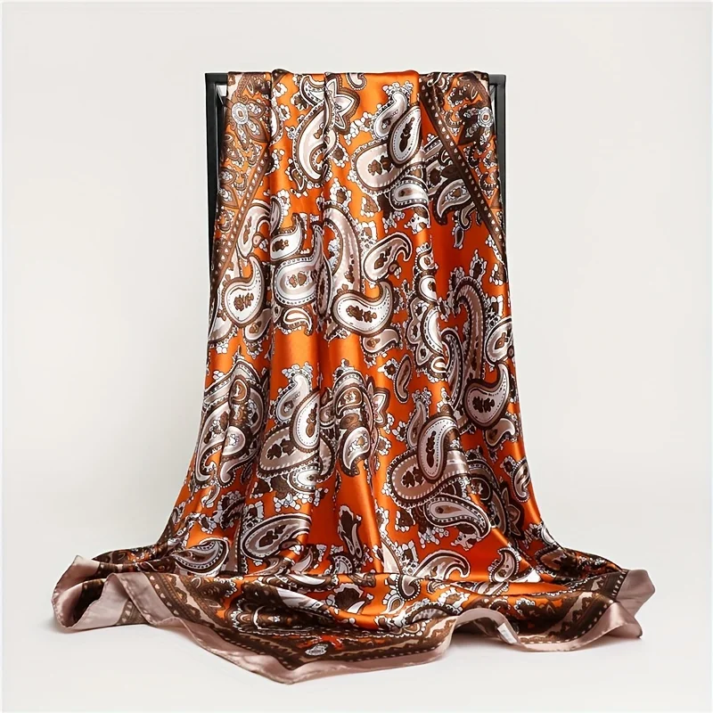 Wildlife-Inspired Silk Scarf for Women 4 Wildlife-Inspired Silk Scarf for Women - Image 4