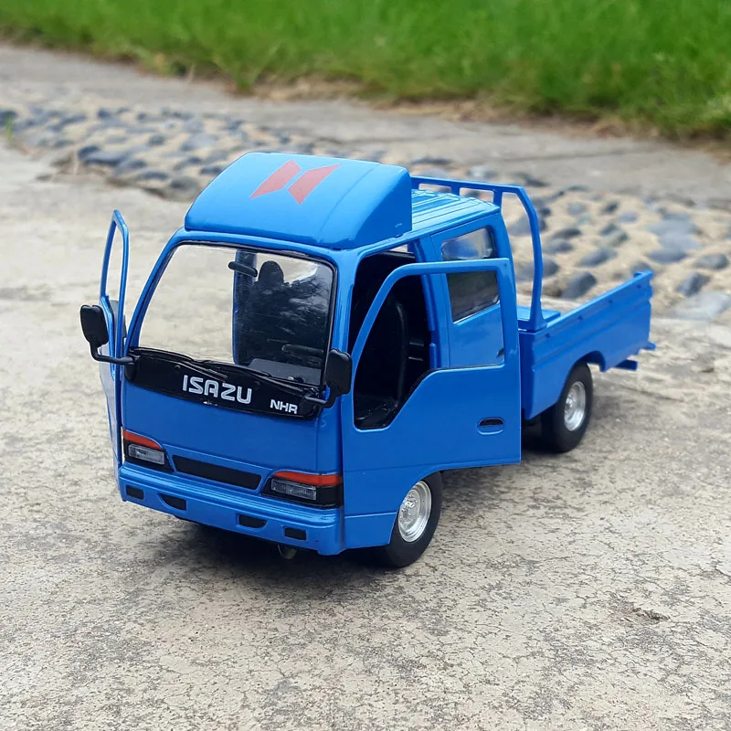 Vibrant Blue ISUZU NHR Dump Truck Model 5 Vibrant Blue ISUZU NHR Dump Truck Model - Image 5