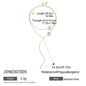 Minimalist Gold Stainless Steel Necklace JDN0307005 13 S583b08b0cb0b483bb209c3405fcaf700P