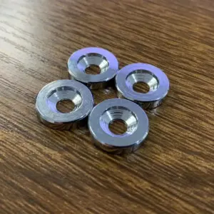 Chrome Brass Neck Bushings Set for Electric Guitar and Bass 8 S583b2b5d0227475db83527f1d31a81024