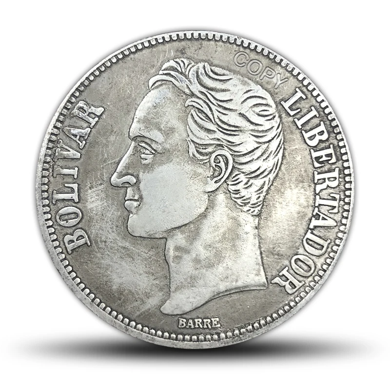 Vintage Venezuela 1936 Challenge Coin 2 Vintage Venezuela 1936 Challenge Coin - Image 2