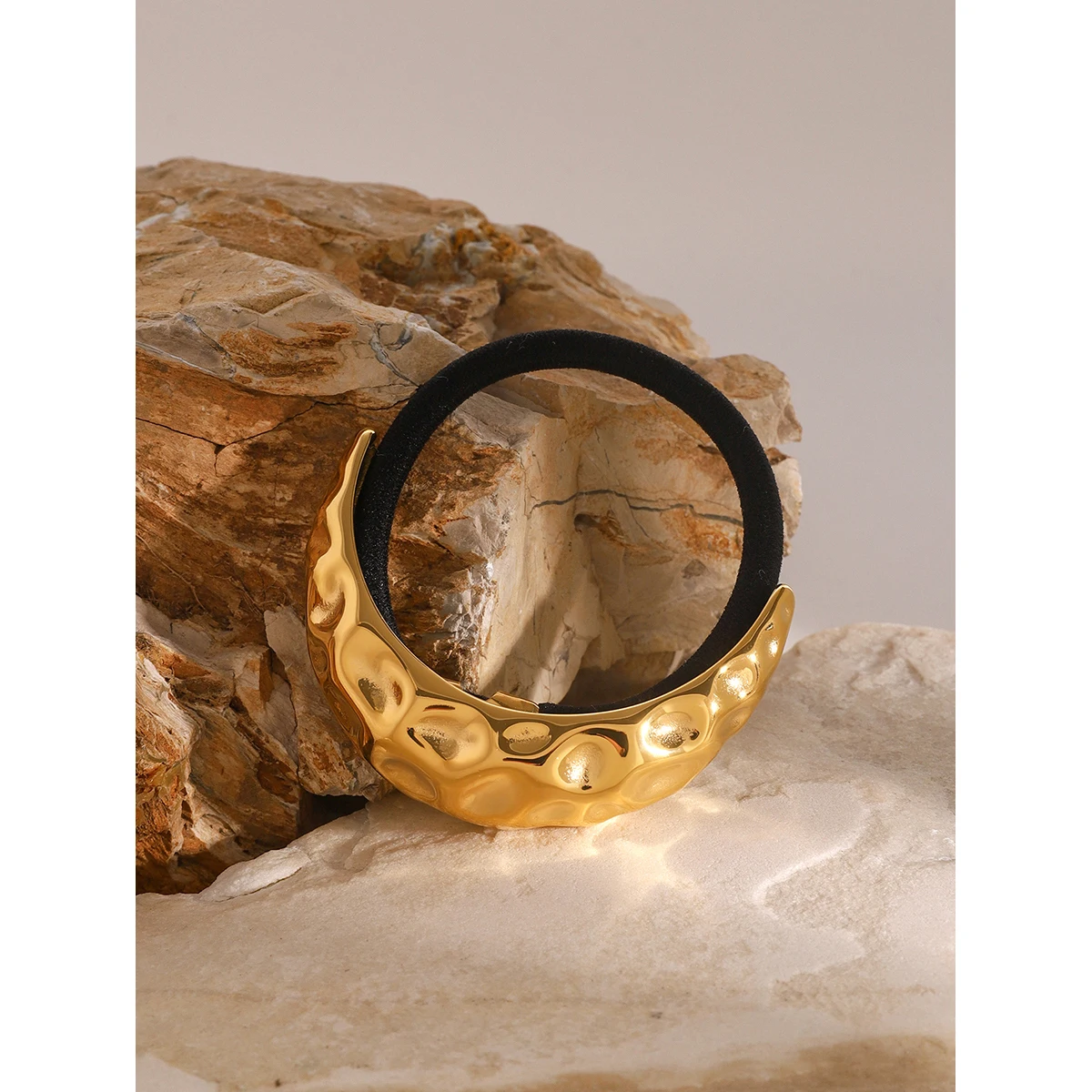 Stainless Steel Gold-Accent Hair Accessory 4 Stainless Steel Gold-Accent Hair Accessory - Image 4