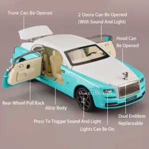 1:32 Diecast Luxury Car Model Collection 11 S586a5ba5484d4c579d19f9a9a6c72697c 1