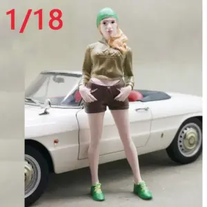 1/18 Scale Blonde Girl Resin Figurine 11 S58790b0a8b4c4fb095dba6cf3072b15aQ