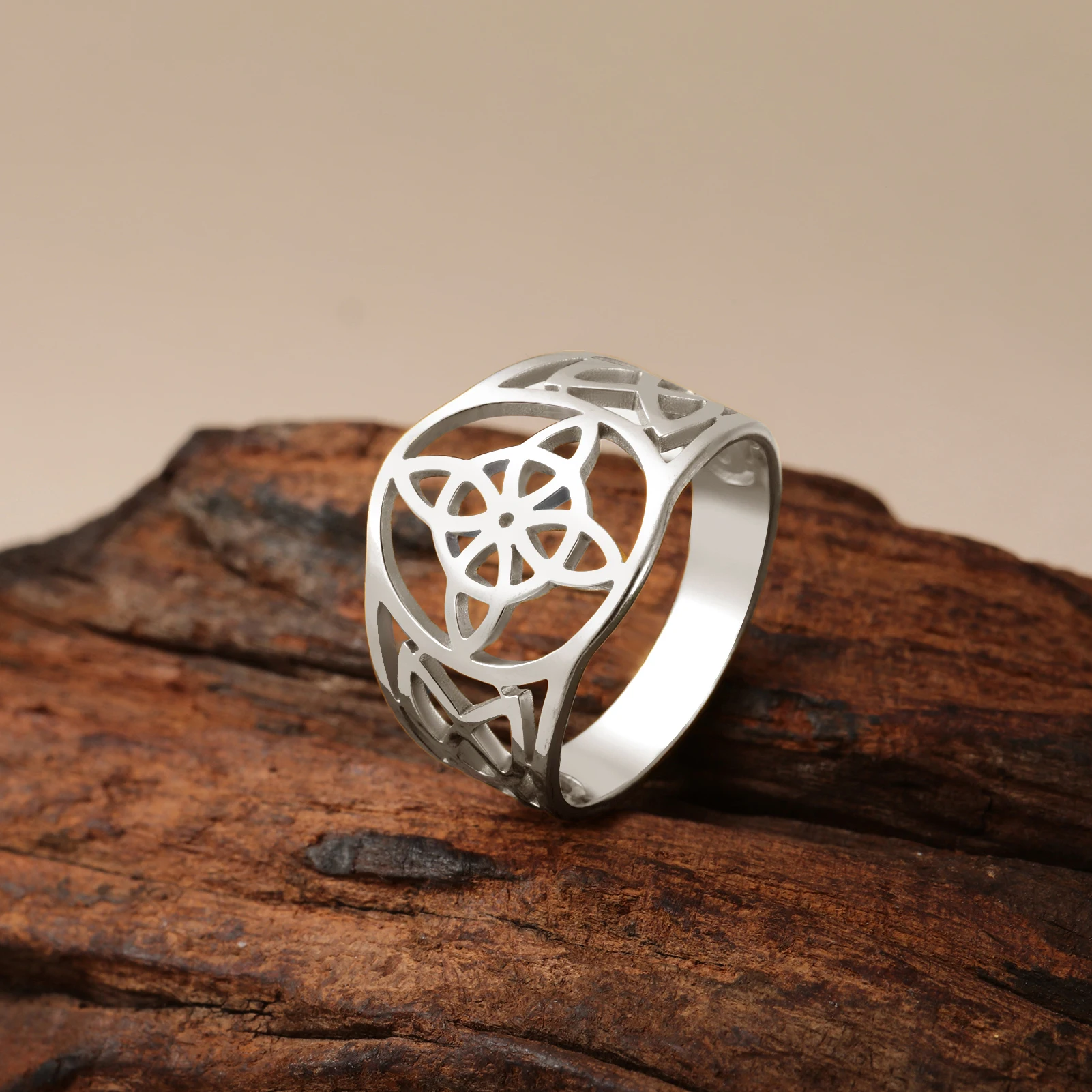 Celtic Knot Stainless Steel Ring for Adults 4 Celtic Knot Stainless Steel Ring for Adults - Image 4