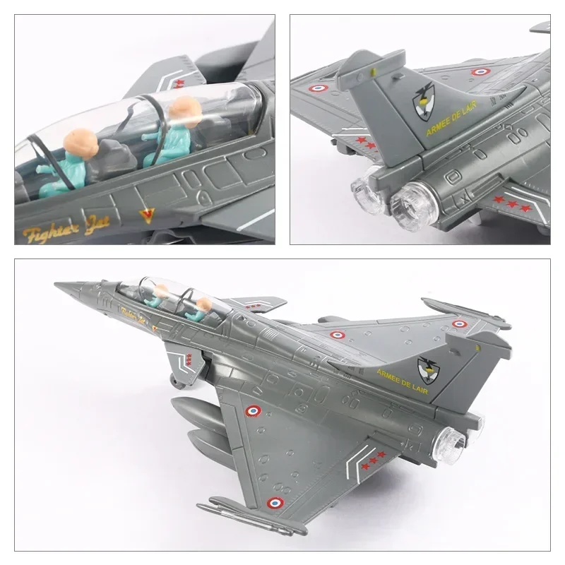Alloy Rafale Fighter Jet Model 21cm Display Stand 5 Alloy Rafale Fighter Jet Model 21cm Display Stand - Image 5