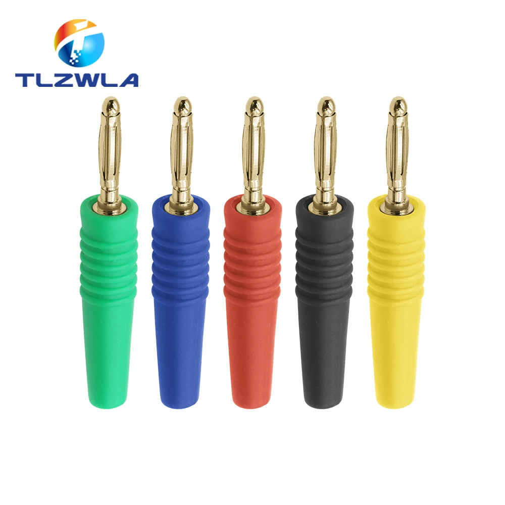 Gold Plated Banana Connectors (Set of 5) 5 Gold Plated Banana Connectors (Set of 5) - Image 5
