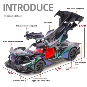 Apollo IE 1:32 Scale Diecast Model with Sound and Lights 12 S58b10e0fb64d4cd982b61f851fcdb505E