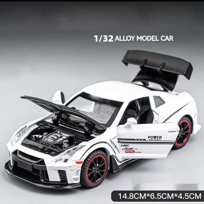 Nissan GTR R35 1:32 Diecast Model in Red 8 Nissan GTR R35 1:32 Diecast Model in Red - Image 8