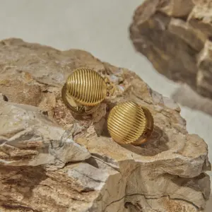 Elegant Gold Stainless Steel Earclip Set 13 S58d6e2f1212245039fff1cc729849c11F