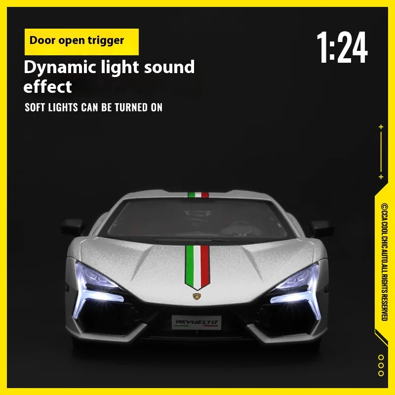 Lamborghini Revuelto 1:24 Diecast Model 6 Lamborghini Revuelto 1:24 Diecast Model - Image 6