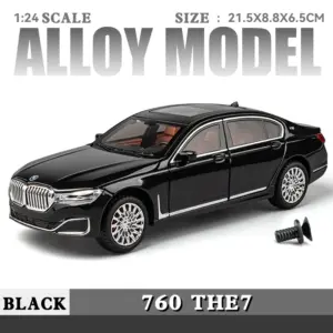 BMW 760Li 1:24 Diecast Model Collector's Replica 18 S58efc68132234238b1c4268fd3dd01eay