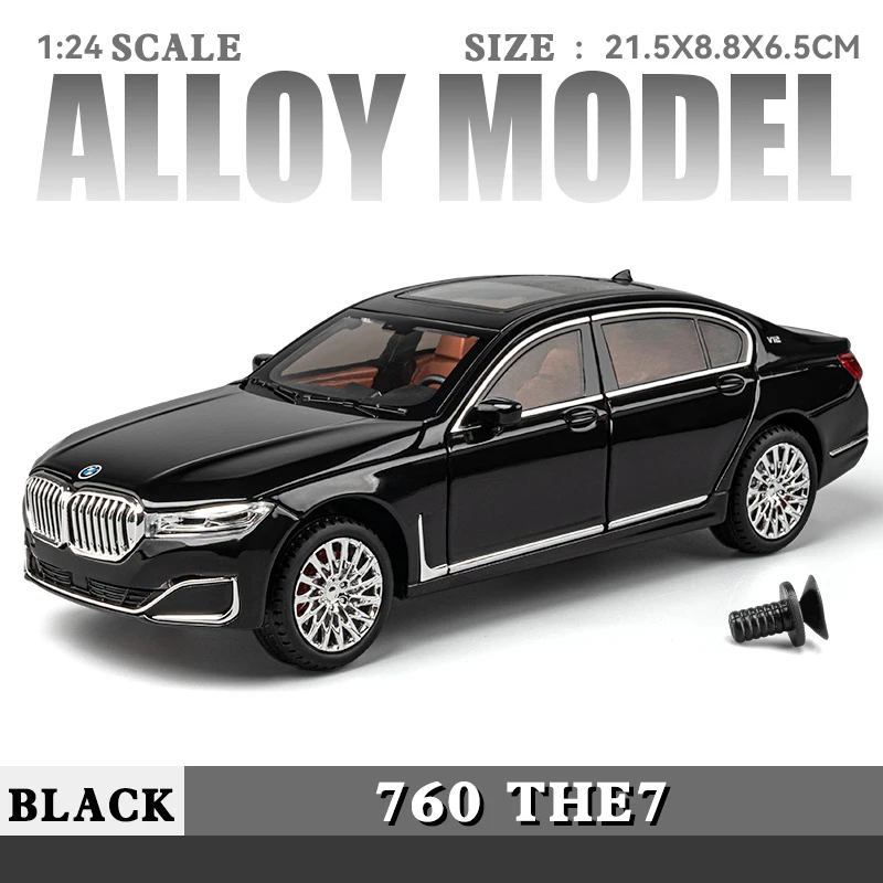 BMW 760Li 1:24 Diecast Model Collector's Replica 9 BMW 760Li 1:24 Diecast Model Collector's Replica - Image 9