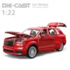 Red 1:22 Scale Diecast SUV Model for Collectors