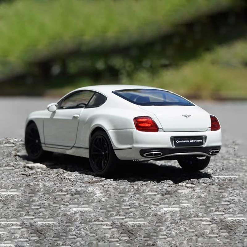 1:24 Scale Silver Coupe Car Model 5 1:24 Scale Silver Coupe Car Model - Image 5