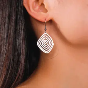 Stainless Steel Geometric Spiral Earrings 11 S592cee3a4d7d4ea5b72bee4ddeba146a1