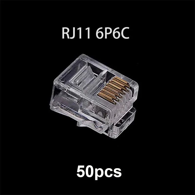 RJ11 Connector Set 20/50/100 Pack with Gold Plated Contacts 7 RJ11 Connector Set 20/50/100 Pack with Gold Plated Contacts - Image 7
